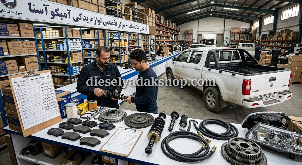 لیست قیمت و خرید لوازم یدکی آمیکو آسنا